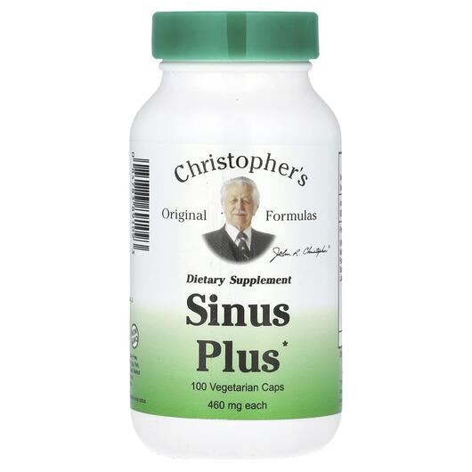 Основне фото товара Sinus Plus, Підтримка носових пазух, 100 капсул