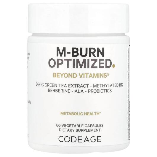 Основне фото товара CodeAge, M-Burn Optimized, Жироспалювачі, 60 капсул
