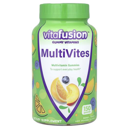 Основне фото товара VitaFusion, MultiVites, Мультивітаміни, 150 цукерок