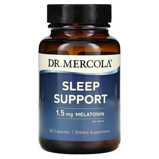 Основне фото товара Dr. Mercola, Sleep Support 1.5 mg, Підтримка сну, 30 капсул