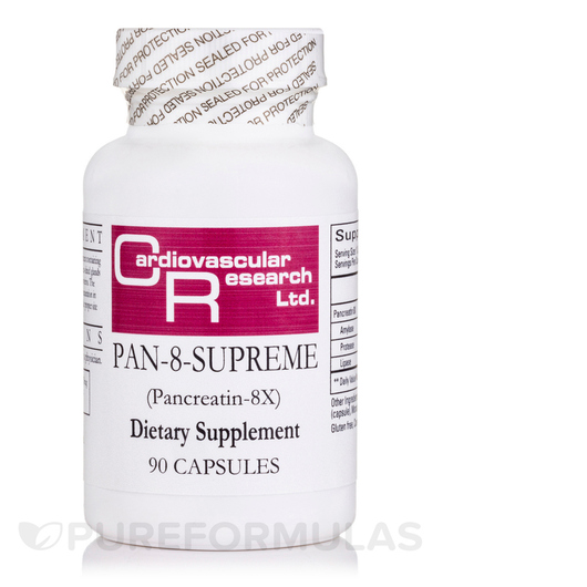 Основне фото товара Pan 8 Supreme 8X Porcine Pancreatin with Glycerine, Панкреатин, 9