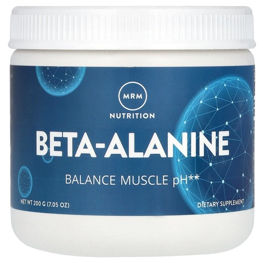 Основне фото товара MRM, Beta-Alanine, Бета-Аланін, 200 г