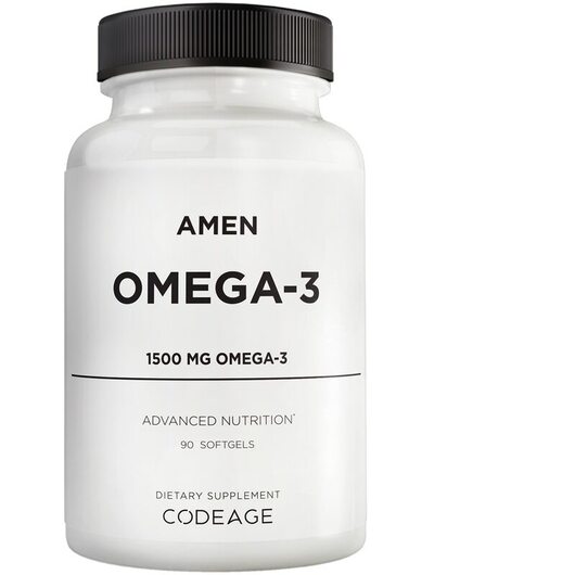 Основне фото товара CodeAge, Amen Omega-3, Омега 3, 90 капсул