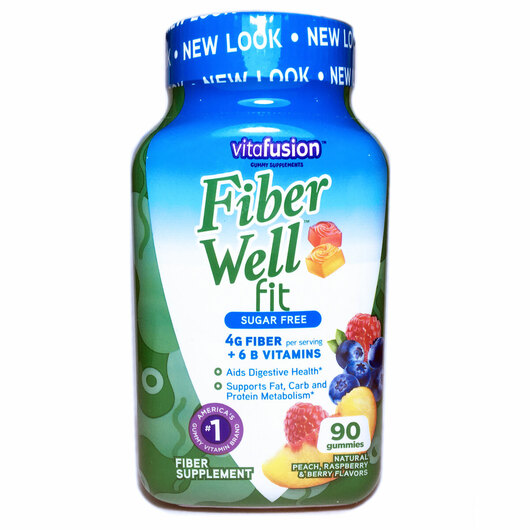 Основне фото товара VitaFusion, FiberWell Fit Gummies, Вітамини, 90 цукерок