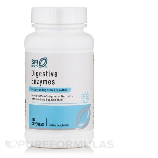 Основне фото товара Klaire Labs, Digestive Enzymes, Ферменти, 180 капсул