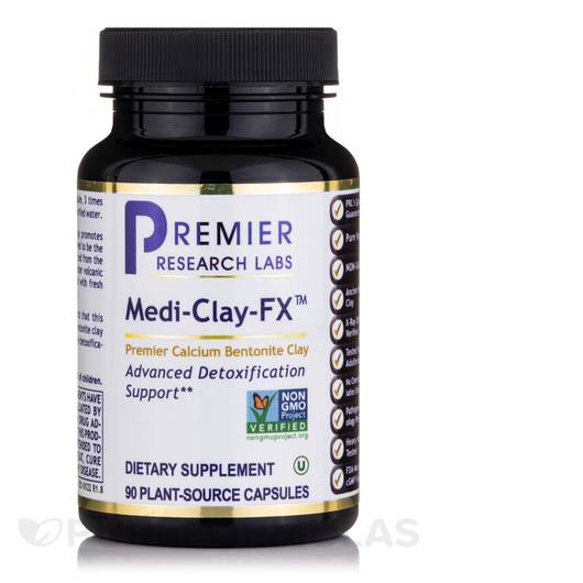 Основне фото товара Premier Research Labs, Medi-Clay-FX, Лінолева кислота, 90 капсул