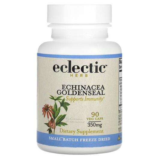 Основне фото товара Echinacea Goldenseal 350 mg, Ехінацея 350 мг, 90 капсул