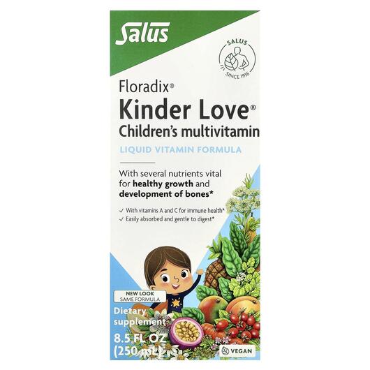 Основне фото товара Floradix, Floradix Kinder Love, Вітаміни для дітей, 250 мл