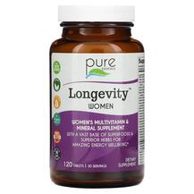 Longevity Women Мультивитамины для женщин Pure