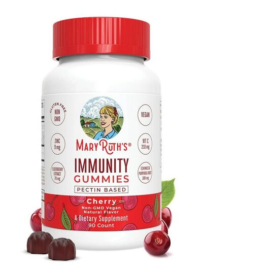 Основне фото товара Immunity Gummies Cherry Flavored, Підтримка імунітету, 90 Count
