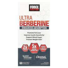 Ultra Berberine Берберин Force Factor 60 капсул Ultra Berberine Берберин Force Factor 60 капсул