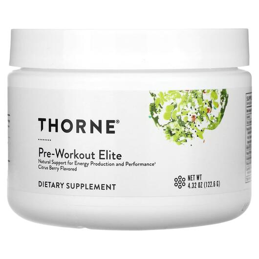 Основне фото товара Pre-Workout Elite Citrus Berry, Передтренувальний комплекс, 122.6