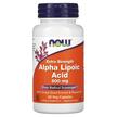 NOW, Alpha Lipoic Acid 600 mg, Альфа-ліпоєва, 60 капсул