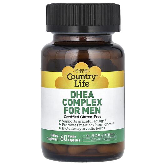 Основне фото товара DHEA Complex for Men, Дегідроепіандростерон, 60 капсул