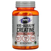 Kre-Alkalyn Creatine Щелочной Креатин NOW 120 капсул