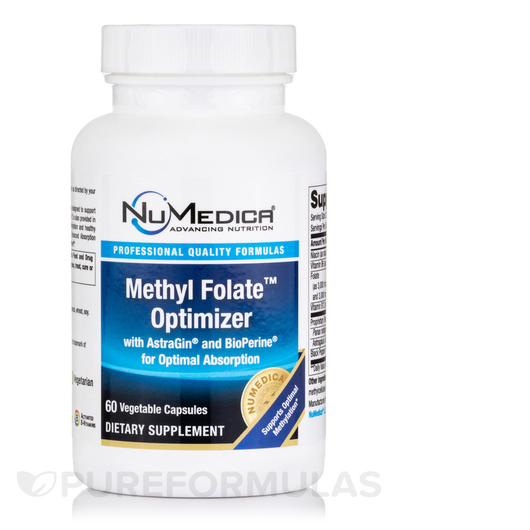 Основне фото товара NuMedica, Methyl Folate Optimizer, Метилфолат, 60 капсул