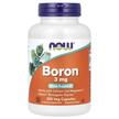 NOW, Boron 3 mg, Бор 3 мг, 250 капсул