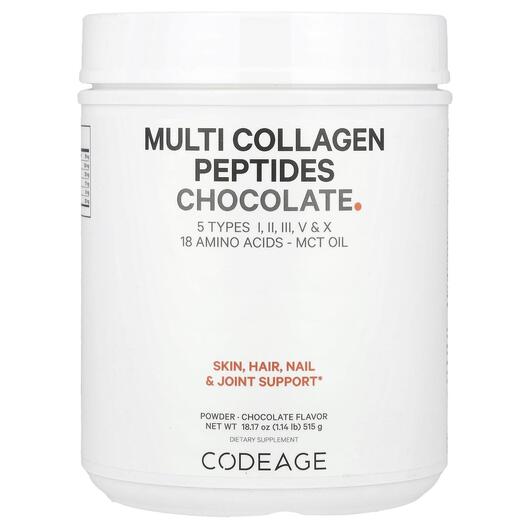 Основне фото товара Multi Collagen Peptides 5 Types Collagen I II III V, Колаген, 515
