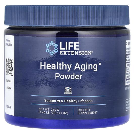 Основне фото товара Life Extension, Healthy Aging Powder, Клітинне здоров'я, 210