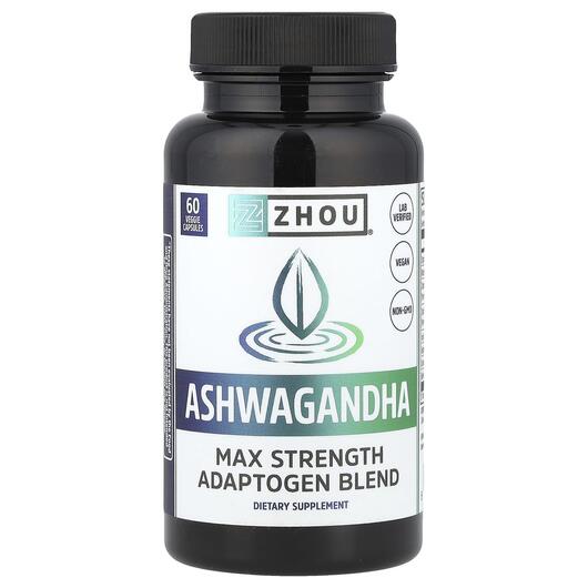 Основне фото товара Ashwagandha Max Strength 1200 mg, Ашваганда, 60 капсул