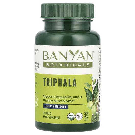 Основне фото товара Banyan Botanicals, Triphala, Трифала, 90 таблеток