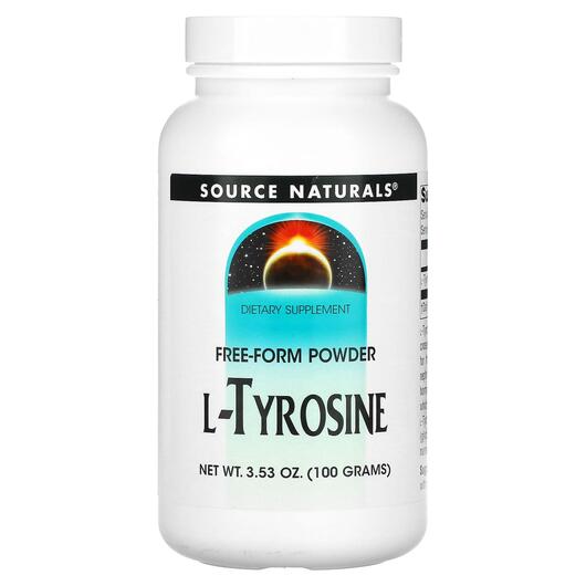 Основне фото товара Source Naturals, L-Tyrosine Free-Form, L-тирозин, 100 г