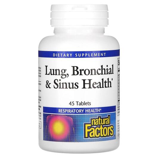 Основне фото товара Lung Bronchial & Sinus Health, Підтримка носових пазух, 45 та