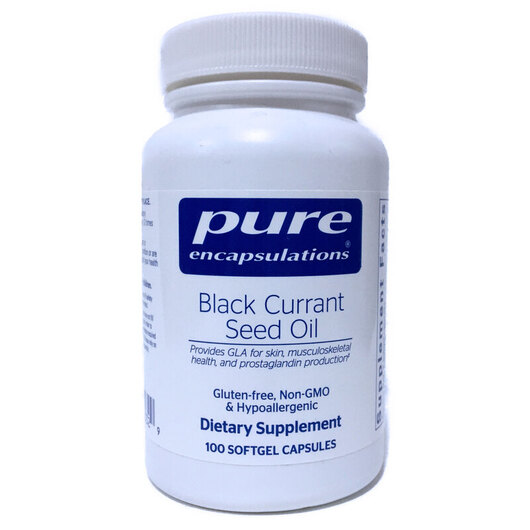 Основне фото товара Black Currant Seed Oil, Чорна смородина, 100 капсул