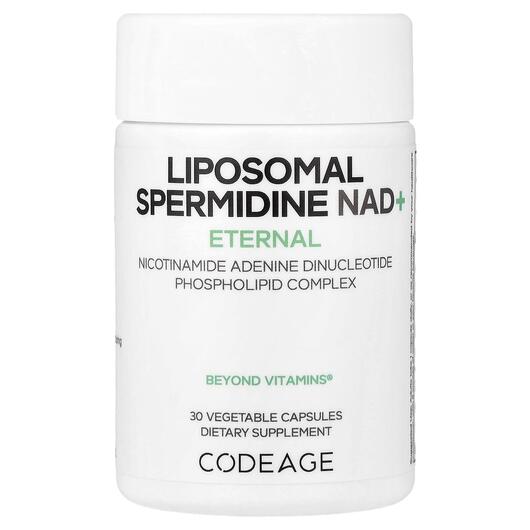 Основне фото товара CodeAge, Liposomal Spermidine NAD+, Нікотинамід НАД+, 30 капсул