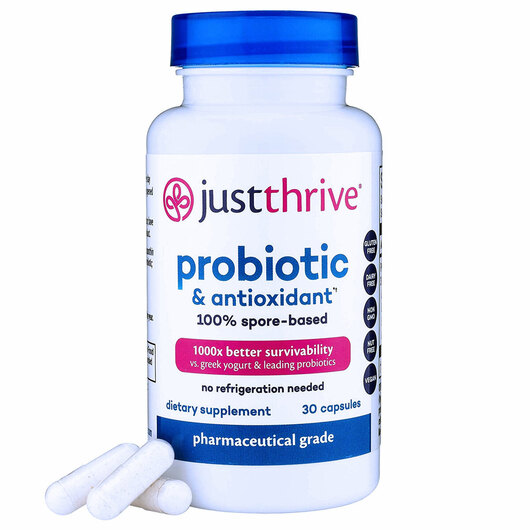 Основне фото товара Probiotic & Antioxidant 100% Spore-Basedand, Пробіотики, 30 к