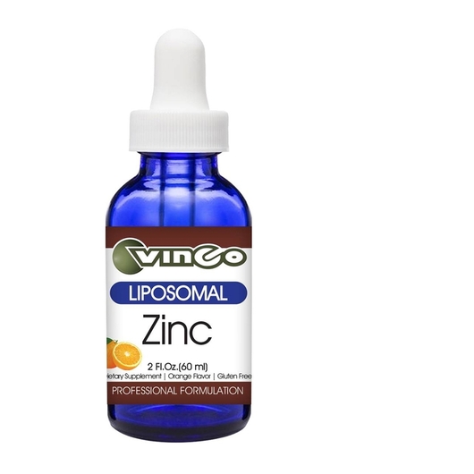 Основне фото товара Vinco, Liposomal Zinc Orange Flavor, Ліпосомальний цинк, 60 мл