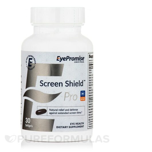 Основне фото товара EyePromise, Screen Shield Pro, Підтримка здоров'я зору, 30 к