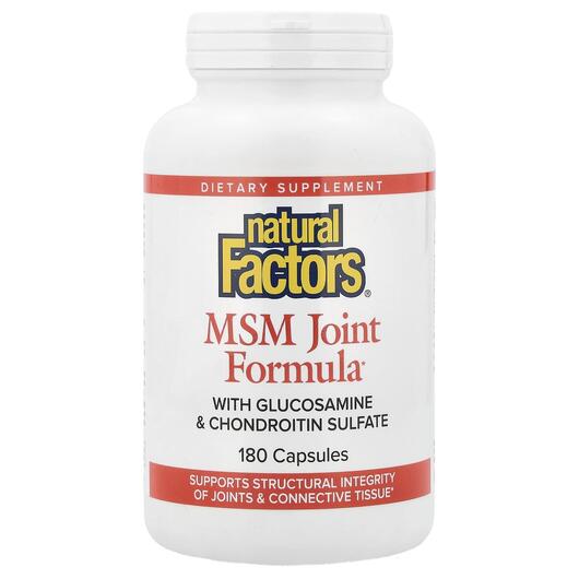 Основне фото товара MSM Joint Formula, Підтримка суглобів, 180 капсул