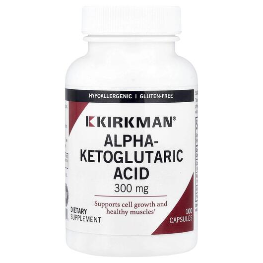 Основне фото товара Alpha Ketoglutaric Acid 300, Альфа кетоглутарова кислота, 100 кап