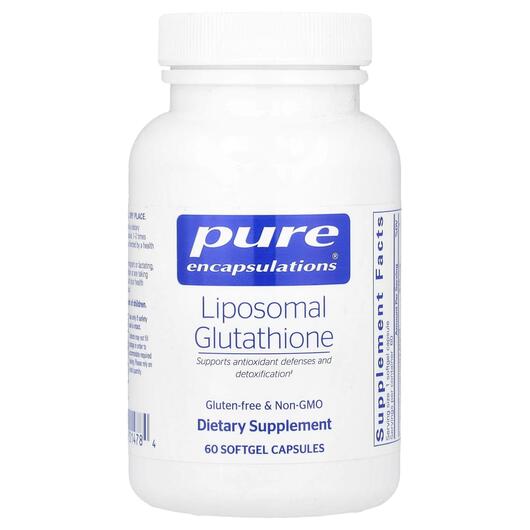Основне фото товара Liposomal Glutathione, Ліпосомальний Глутатіон, 60 капсул