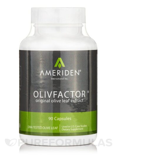 Основне фото товара Ameriden, OliveFactor, Листя оливи, 90 капсул