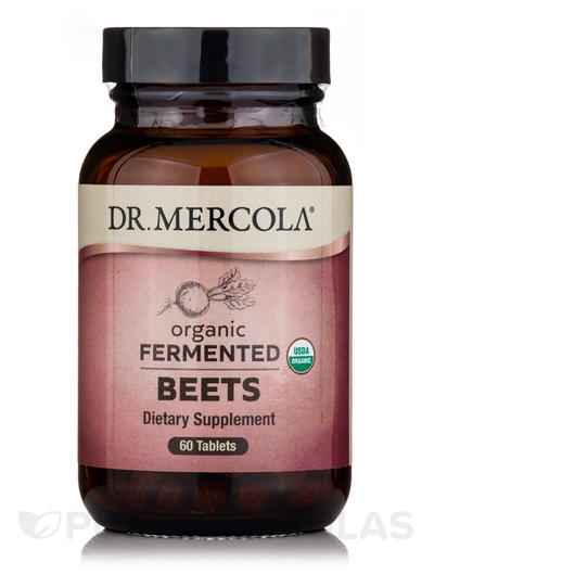 Основне фото товара Dr. Mercola, Organic Fermented Beets, Червоний буряк, 60 таблеток