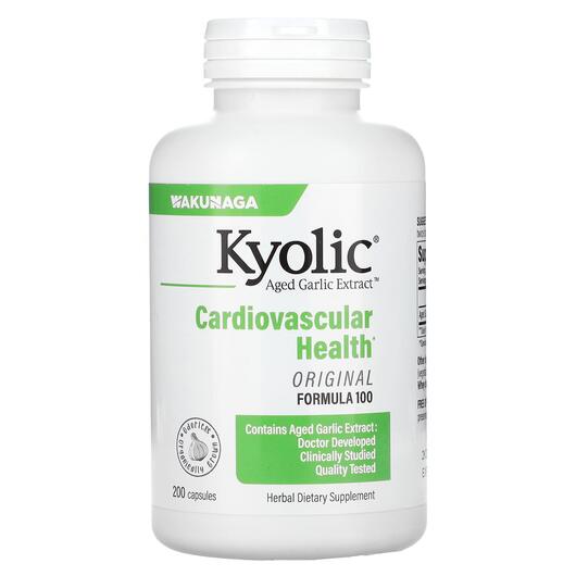 Основне фото товара Kyolic, Cardiovascular Health, Кардіо комплекс, 200 капсул