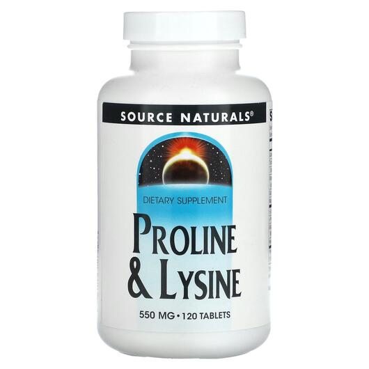 Основне фото товара Proline Lysine 275 mg, Пролін Лізин 275 мг, 120 таблеток