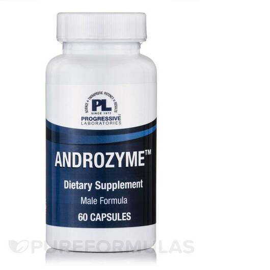 Основне фото товара Progressive Labs, Androzyme, Ферменти, 60 капсул