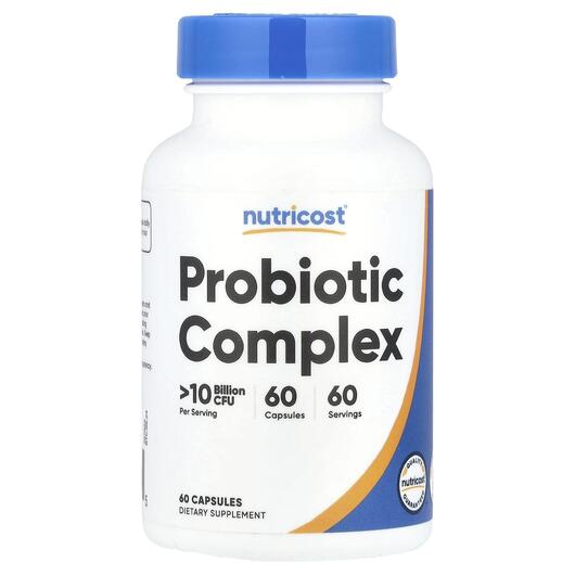 Основне фото товара Probiotic Complex >10 Billion CFU, Вітамін C, 60 капсул