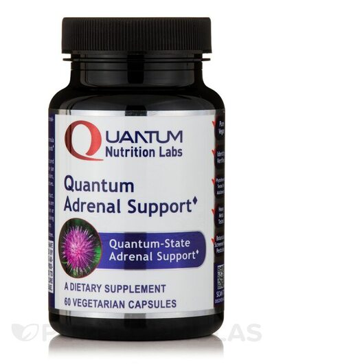 Основне фото товара Quantum Adrenal Support, Підтримка наднирників, 60 капсул