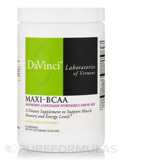 Основне фото товара Maxi-BCAA Raspberry Lemonade Powdered Drink Mix 30 Servings, БЦАА