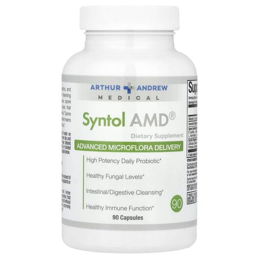 Основне фото товара Arthur Andrew Medical, Syntol AMD, Підтримка Кандиди, 90 капсул