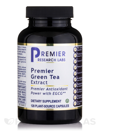 Основне фото товара Premier Green Tea Extract, Екстракт Зеленого Чаю, 120 капсул