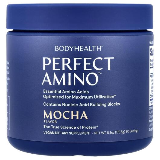 Основне фото товара BodyHealth, Perfect Amino Mocha, Амінокислоти, 178.5 г