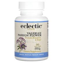 Valerian Passion Flower Валериана 250 мг Eclectic
