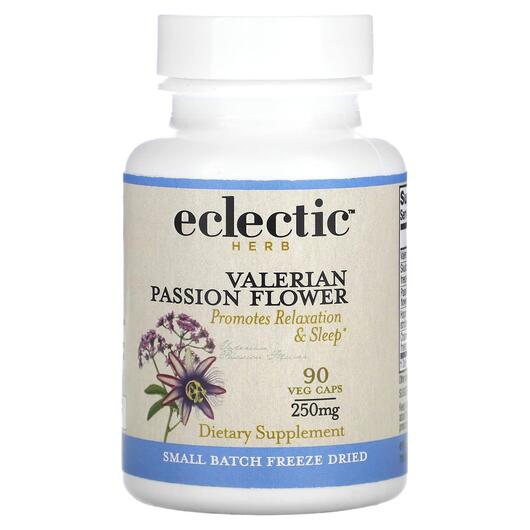 Основне фото товара Valerian Passion Flower, Валериана 250 мг, 90 капсул