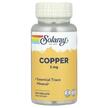 Solaray, Copper 2 mg, Мідь 2 мг, 100 капсул