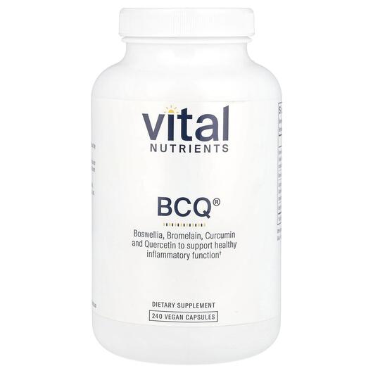 Основне фото товара Vital Nutrients, BCQ, Босвелія, 240 капсул